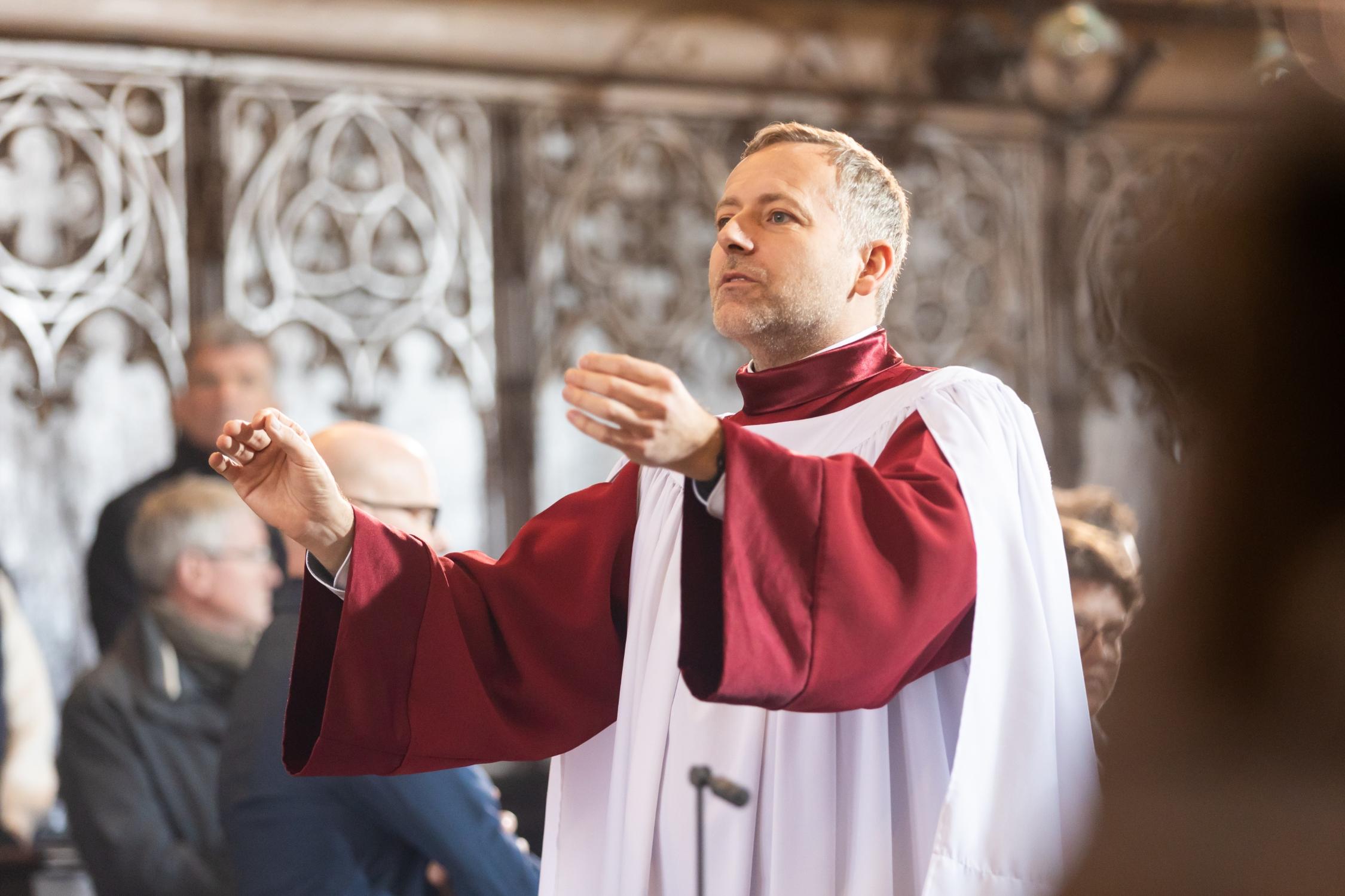 Domkapellmeister Vincent Heitzer Amtseinführung Erzbischof Herwig Gössl