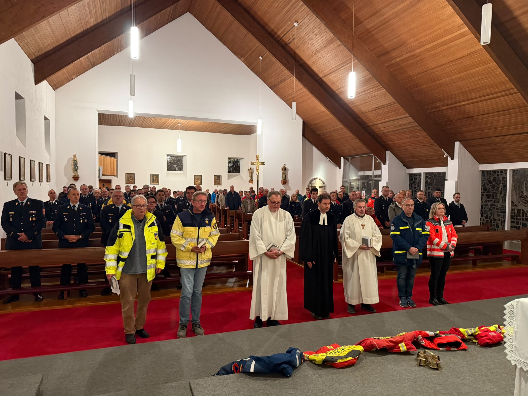 Der Blaulichtgottesdienst war gut besucht