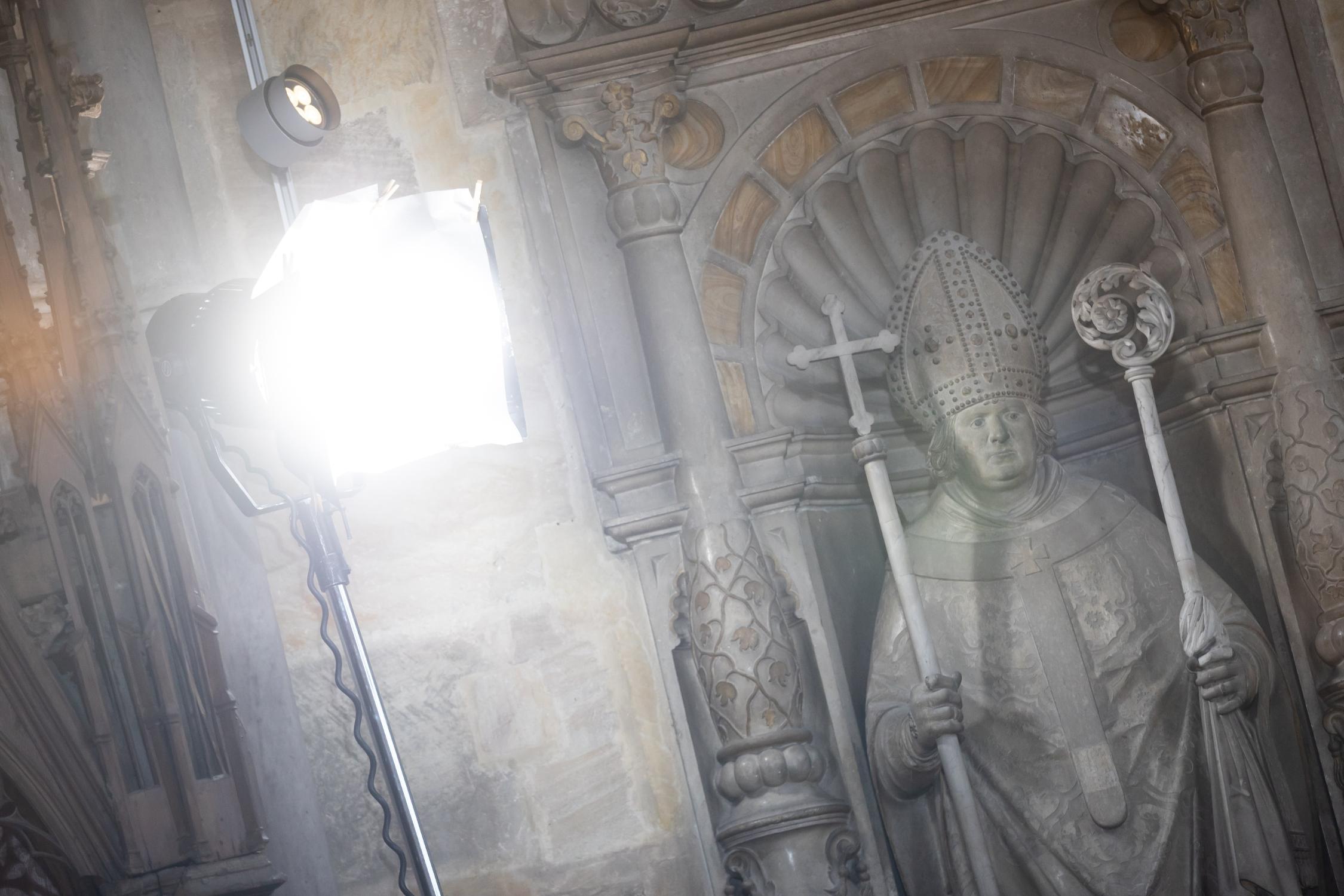 Lichttechnik im Dom Amtseinführung Erzbischof Herwig Gössl
