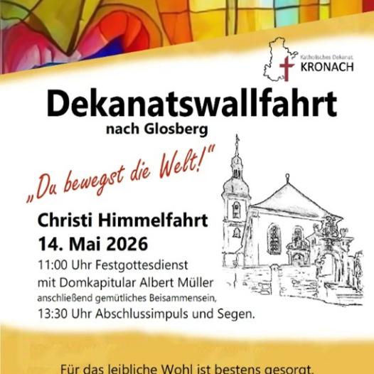 Werbung Deka Wallfahrt Plakat